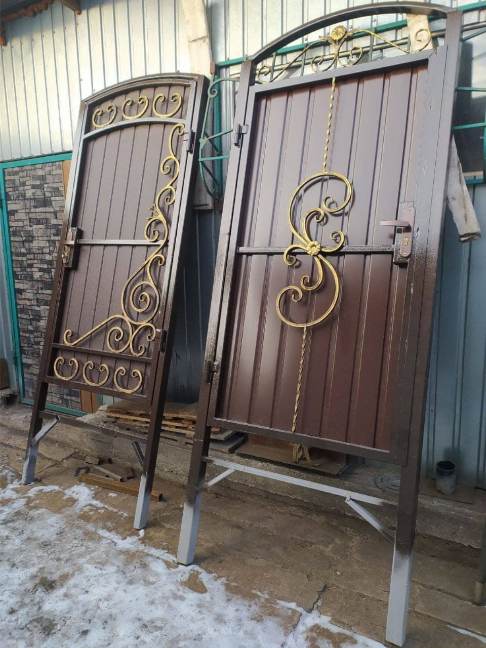 изготовление кованных калиток в Донецке, Макеевке, ДНР
