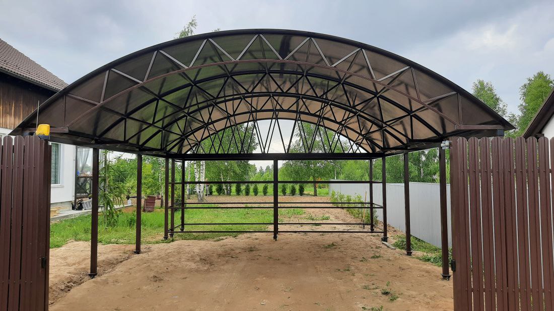 Заказать навес для автомобиля Донецк, Макеевка, Волноваха, Мариуполь,Горловка, Снежное, Торез, Шахтёрск, Ясиноватая, Еленовка, Докучаевск, Амвросиевка,Харцызск, Енакиево, Авдеевка.