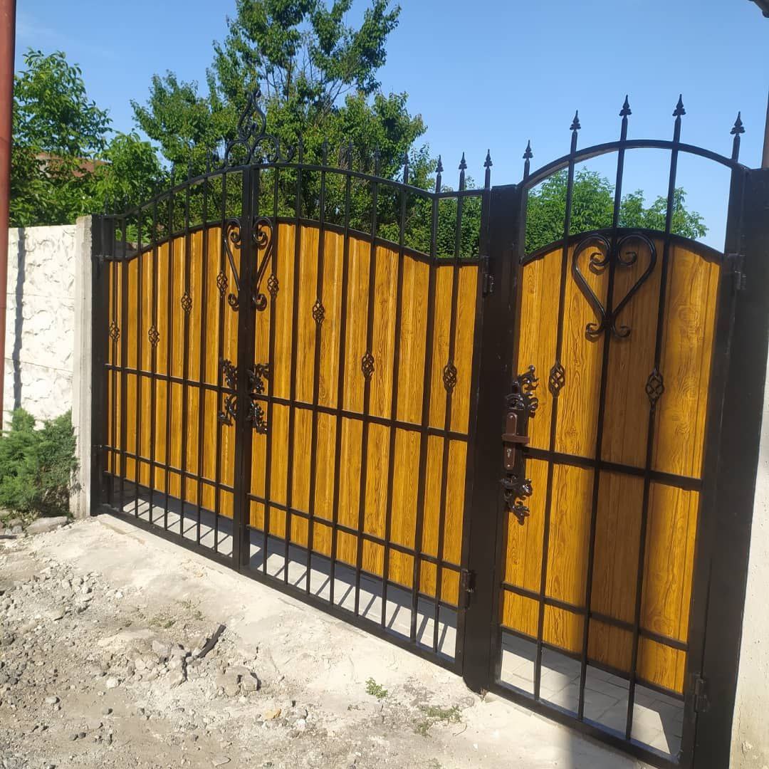 Купить кованные ворота в Донецке и Макеевке
